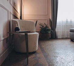 Двухместный люкс двуспальная кровать в Gregorini Bingham Art Luxury Suites