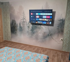 Апартаменты с 2 комнатами с балконом и с красивым видом из окна в Квартира Двухкомнатные апартаменты, 2 кровати