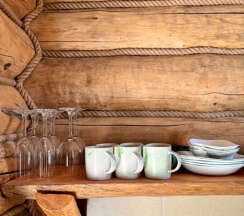 Семейный коттедж с красивым видом из окна в Ригола