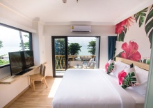 Двухместный номер Deluxe с видом на океан двуспальная кровать в Lub d Koh Samui Chaweng Beach - Hostel