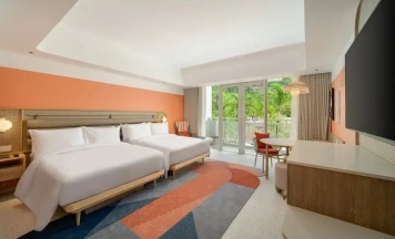 Двухместный номер Deluxe с видом на бассейн 2 отдельные кровати в Centara Karon Resort Phuket