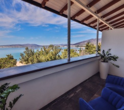 Двухместный номер Balcony с балконом и с красивым видом из окна двуспальная кровать в Янтарь
