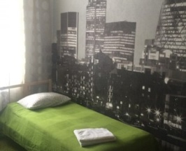 номер с двумя односпальными кроватями, санузел общий в Спи здесь