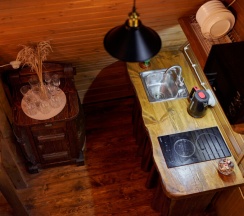 Домик двухуровневый с сауной и дровяным камином в Алино