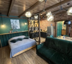 Апартаменты c 1 комнатой в Квартира Green loft