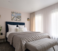 Апартаменты с 1 спальней и кухней-гостиной в Academia Васильевский