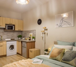 1-комнатные апартаменты студия #399 в Natalie Apartments на шоссе Пулковское 14Е