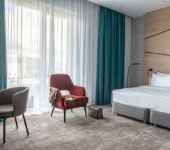 Стандартный номер с двумя односпальными кроватями в ПСБ Патриот Cosmos Hotels