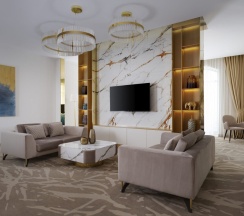 Двухместный люкс Superior двуспальная кровать в Mercure Tashkent