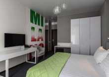 Комната делюкс с 1 двуспальной кроватью в Ahotels design style