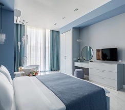 Апартаменты Premium с 2 комнатами с видом на море в Комплекс апартаментов "Apartments Premium" (второй корпус)