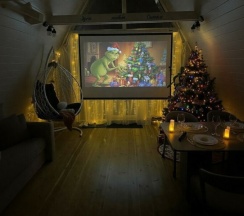 Aframe Янтарь 75м2 - дом повышенного комфорта: заезд с 14:00, выезд до 11:00 в Aframe Happy