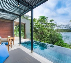 Люкс с бассейном Grand с 2 комнатами с видом на море в Anantara Layan Phuket Resort