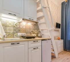 Двухместная студия Standard Дуплекс (двуспальная кровать) в Апартаменты Sokroma Фонтанный Дом