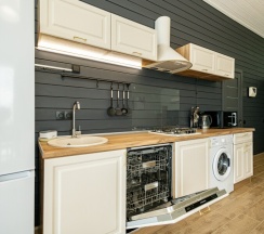 Барнхаус с личной сауной и мангальной зоной в Веслево Клуб