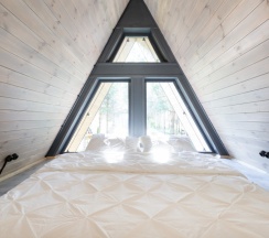 A-Frame № 3 (оснащение дома, стоимость бани см. Подробнее) в Les holidays