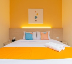 Двухместный номер Economy двуспальная кровать в Sans Hotel Bubulak Bogor