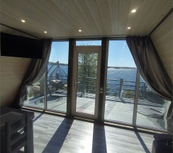 Шале Dream House на первой линии с гриль зоной, большой террасой и банным чаном в Dream House