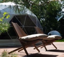 Серая сфера в Loko Glamp