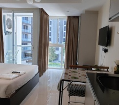 Двухместная студия Deluxe двуспальная кровать в Serenity Condo Wongamat by Patsamon