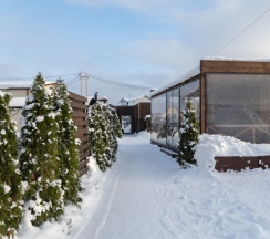 Барнхаус ЯгельХаус (оснащение дома, стоимость банного чана и бани см. Подробнее) в Pavlove Village