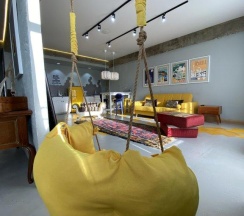 5-местные 2-комнатные апартаменты люкс семейные (мансарда) в Apart Ru Hotel