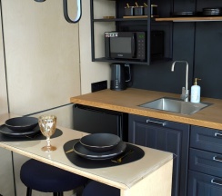 Сканди №14 "Огонь" (оснащение дома, стоимость купели и бани см. Подробнее) в Dacha