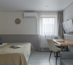 Комфорт 2-х местный с мини -кухней. в Bergamo