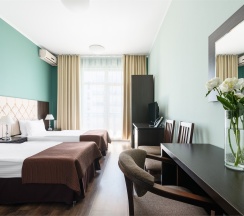 Стандарт 24 кв.м. c кухней | 2 отдельные кровати в Имеретинский