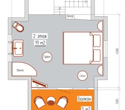 Домик двухуровневый с сауной и дровяным камином в Алино