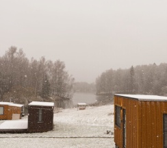 Studio на двоих 9 с сауной и видом на реку в Белые Ключи