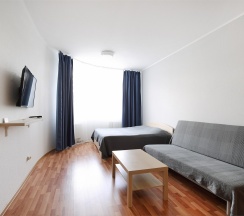 Стандартные однокомнатные апартаменты 12 этаж  (332) в Rooms-ekb