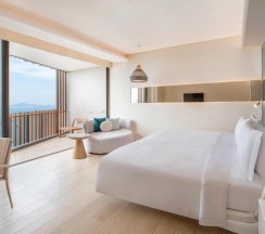 Двухместный номер Hilton Executive с видом на океан двуспальная кровать в Hilton Pattaya