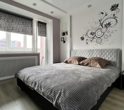 Двухместные апартаменты с 2 комнатами (двуспальная кровать) в Home Place Apart (Хоум Плэйс Апарт) на проспекте Героев