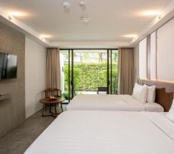 Двухместный номер Deluxe с видом на сад 2 отдельные кровати в Dewa Phuket Resort & Villas