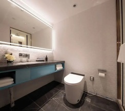 Двухместные апартаменты Classic с видом на город (двуспальная кровать) в Jinglai Hotel Jing'an District Store