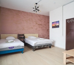Номер полулюкс с 2 односпальными кроватями в Villa santarina
