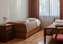 Коттедж-дуплекс с 1 двуспальной кроватью и 2 односпальными кроватями в Cosmos Karelia