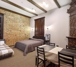 Семейная студия с мини-кухней в Jazzclub