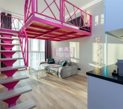 К–297Б, панорамное окно, последний этаж в Gosh.rent