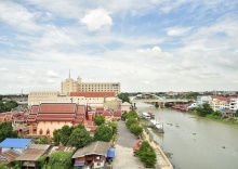 Двухместный номер Deluxe с видом на канал двуспальная кровать в Ayothaya Riverside Hotel Ayutthaya