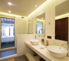 Двухместный номер Deluxe с видом на сад двуспальная кровать в Cassia Cottage Resort and Spa