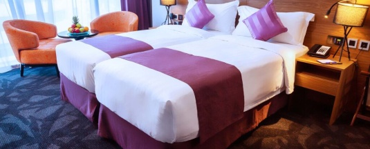 Двухместный номер Deluxe 2 отдельные кровати в Park Regis Business Bay