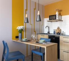 Студия с 2  раздельными кроватями в Apartments&Hotel Trend