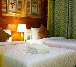 Двухместный номер Deluxe с красивым видом из окна двуспальная кровать в Ladawan Boutique Hotel