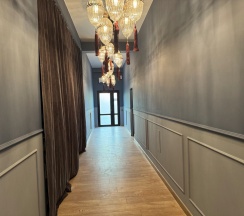 двухкомнатный номер на первом этаже с 3-мя двуспальными кроватями в Ольденбург