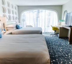 Люкс House of the Retro Future c 1 комнатой в Howard Johnson by Wyndham Anaheim Hotel and Water Playground