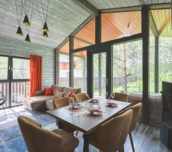 № 16 BarnHouse 65 m2 с камином, кондиционером и террасой. (📍Проживание с животными ЗАПРЕЩЕНО📍 Оснащение дома см. Подробнее) в Les holidays