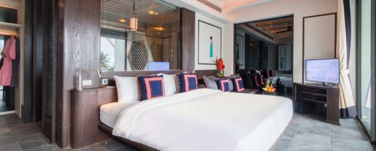 Двухместный Baba Suite двуспальная кровать в Отель Baba Beach Club Natai