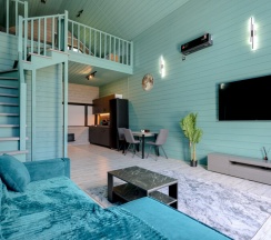 Дом с баней и мангалом LUNA 4 в Luna